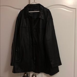 Men’s Black Leather Jacket